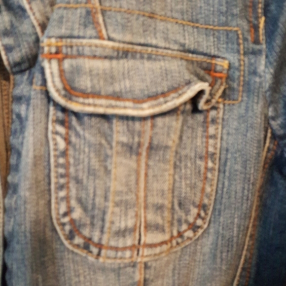 Paris Blues vintage blue jean denim jacket. M - Picture 7 of 11